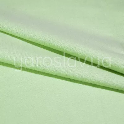 Тканина фланель гладкофарбована салатова 100 см